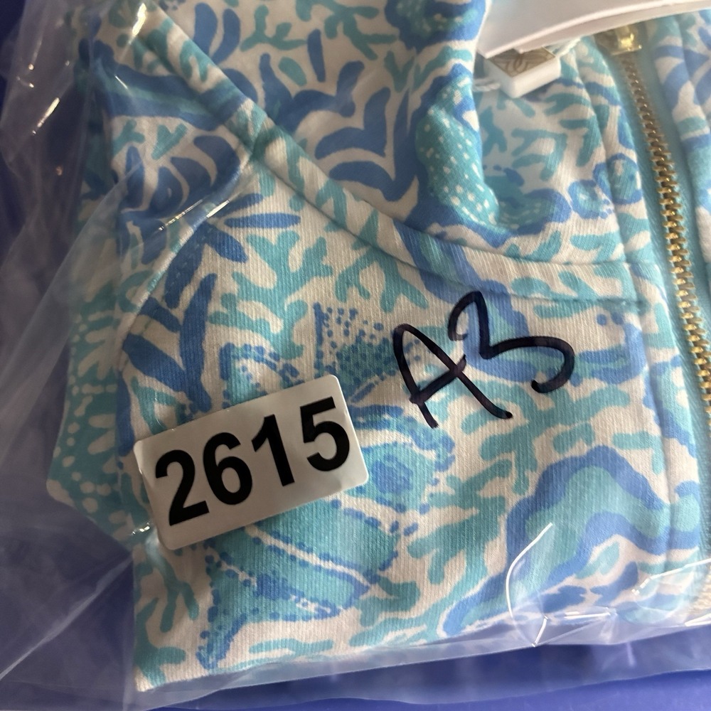 Lilly Pulitzer Skipper Popover Resort White Goombay Grooves UPF 50+ NWT - Picture 10 of 10